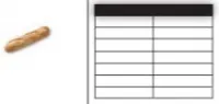 Grille standard inox tefloné 16 divisions ; 156 - 375gr ; 251x51mm